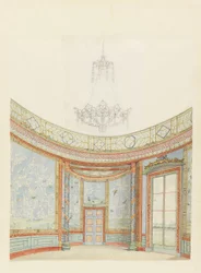 Design for the Decoration of the Saloon, Royal Pavilion, Brighton